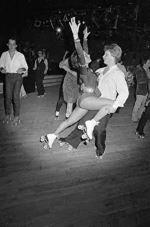 Couple Roller Disco Dancing at Xenon