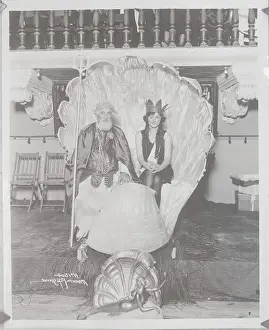 Couple in Shell Throne