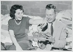 Couple Showing the Money they Received