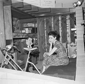 Shelter Prints: Couple Sitting in Fallout Shelter