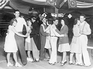 Marathon Prints: Four Couples in Dance Marathon