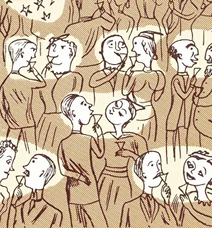 Couples at a Party