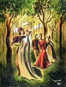 Benitez Prints: Coupling in the Woods