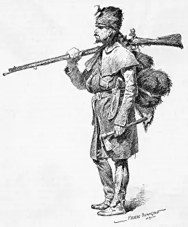 Frontiers Prints: Courrier du Bois by Frederic Remington