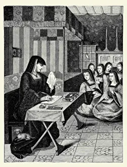 Ladies Prints: Court of the Ladies of Queen Anne