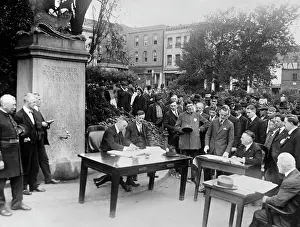 Court in Open Air During Epidemic