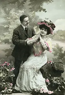 Couples Prints: Courting Couple