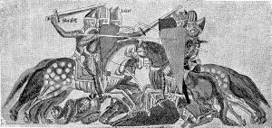 Background Plain Colored Prints: From courtly life at the time of Emperor Frederick I Tournament was applied