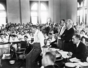 Defendant Prints: Courtroom During the Scopes Trial