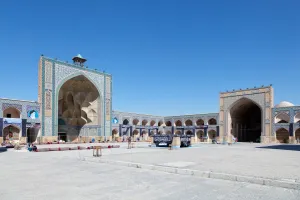 Images Dated 14th October 2015: Courtyard of Jameh Mosque, Isfahan, Iran