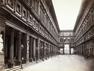 Courtyard Prints: Courtyard of Palazzo Uffizi
