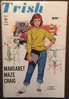 Prints of 1951: The cover of the 1951 novel Trish by Margaret Maze Craig and painted by artist and photographer David Attie. (Photo by David Attie/Getty Images) Portraits, Artworks, and Montages from a Visionary Photographer: Trish