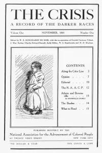 Magazine Cover Prints: Cover of the First Issue of The Crisis