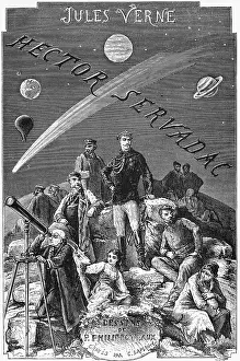 Cover Illustration for Story by Jules Vernes