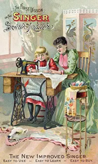 Sewing Prints: Cover Of Singer Sewing Machine Manual