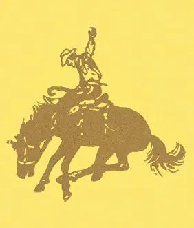 Illustration And Pa Prints: Cowboy
