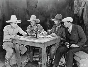 Aiming Prints: Cowboy Being Robbed