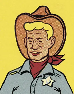 Badge Prints: Cowboy Sheriff