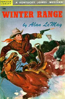 T1704737 Prints: Cowboy Snow