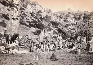 Cowboys Gathered for Meal
