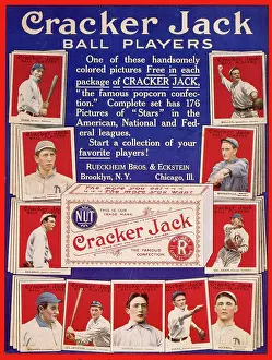 Cracker Jack Baseball Card Advertisement