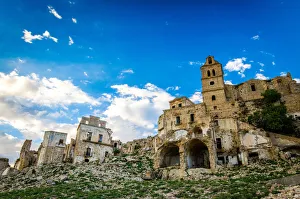 Images Dated 20th August 2015: Craco - The ghost town