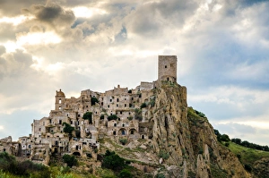 Images Dated 20th August 2015: Craco - The ghost town