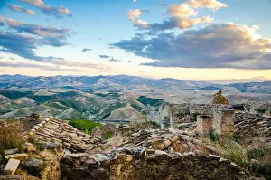 Images Dated 20th August 2015: Craco - The ghost town