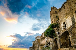 Images Dated 20th August 2015: Craco - The ghost town