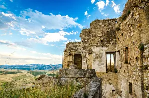 Images Dated 20th August 2015: Craco - The ghost town