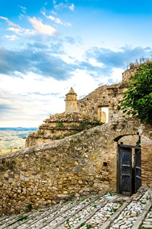 Images Dated 20th August 2015: Craco - The ghost town