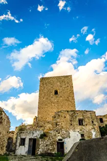 Images Dated 20th August 2015: Craco - The ghost town