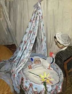 Motherhood Prints: The Cradle - Camille With The Artists Son Jean