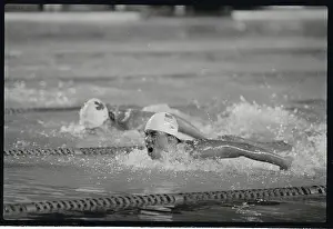 Craig Beardsley Swimming in Pool