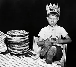 Cranberry Pie Eating Champ