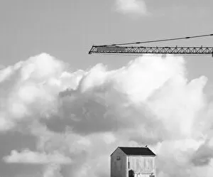Images Dated 20th February 2019: Crane and Cloud