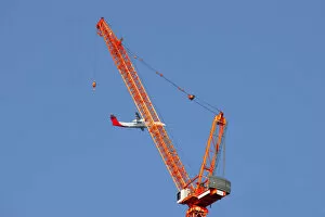 Images Dated 22nd December 2019: Crane and Plane