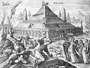 The Creation of Mausoleum Pyramid