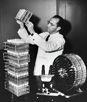 Poliomyelitis Prints: Creator of the Polio Vaccine Jonas Salk
