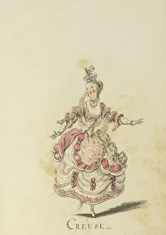 The Magical World of Illustration Gallery: Creuse (Creusa of Corinth) - example illustration of a ballet character