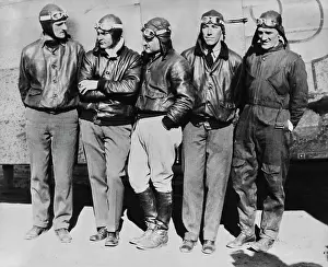 Huty32155 Prints: Crew Of The Question Mark, 1929