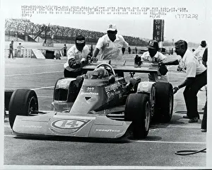 Foyt Prints: Crew Rolls A.J. Foyt Out From Pit Stop