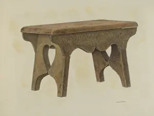 Art Gallery Prints: Cricket (Foot Stool)