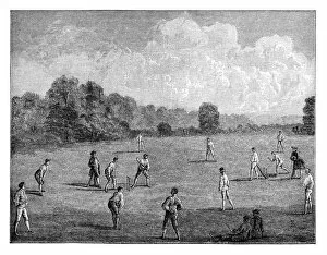 Images Dated 5th July 2018: Cricket game