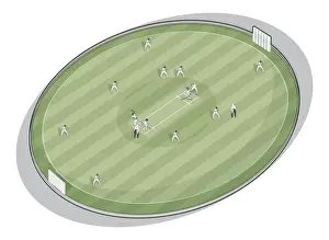 Team Sport Prints: Cricket ground