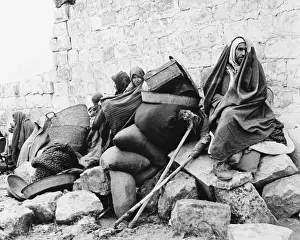Disabled Prints: Crippled Civilian Seated on Stone Heap