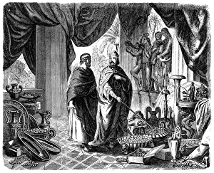 Anatolia Collection: Croesus shows Solon his treasures
