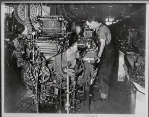 North Carolina Prints: Cromptom Knowles Dobby Loom