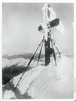 Cross on Mountain