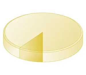 Infographic Prints: Cross section biomedical illustration of plasma pie chart showing 90% water and 10% dissolved substances